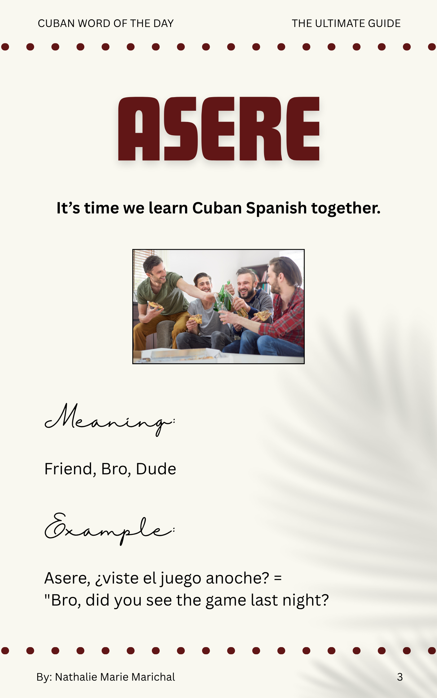 Cuban word of the day: Survival Guide (40 must know words)
